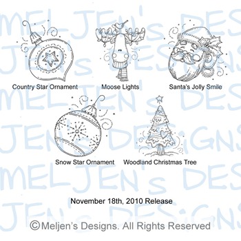 Meljens Designs November 18th Release Display