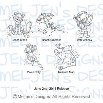 Meljens Designs June 2nd Release Display