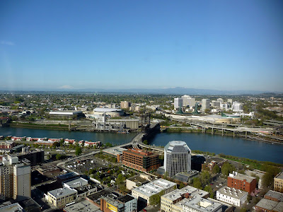 A clear day in Portland...