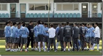seleccion uruguaya entrenamiento 2010