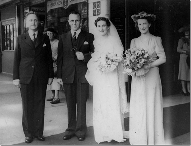 James and Edna's marriage 1944