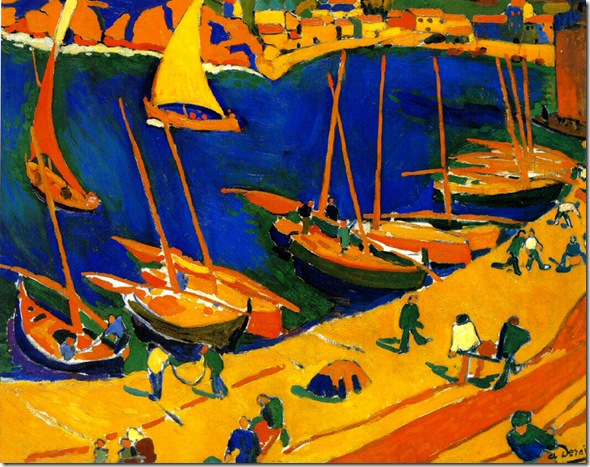 derain - Port de Peche, Collioure (1905)