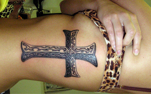 Cross Tattoos On Ribs