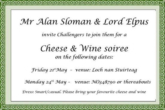 Cheese & Wine 2010 invite