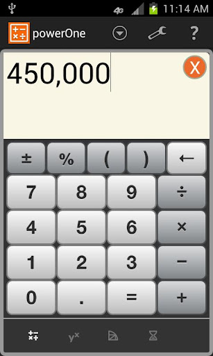 powerOne Finance Calculator