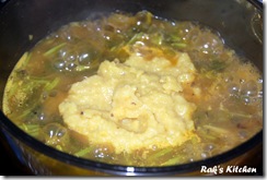how to make keerai sambar step4