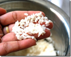 Soaked rice,இட்லி அரிசி 