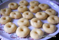 Badusha before frying 