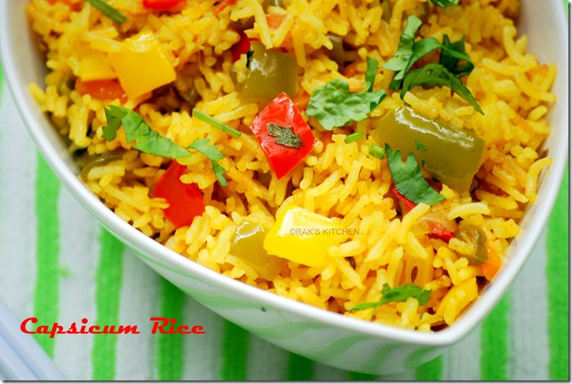 Capsicum Rice Capsicum Rice