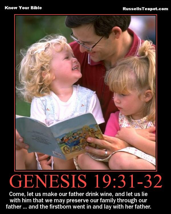 Acerbic Politics Holy Incest And The Bible Is The Word Of God You