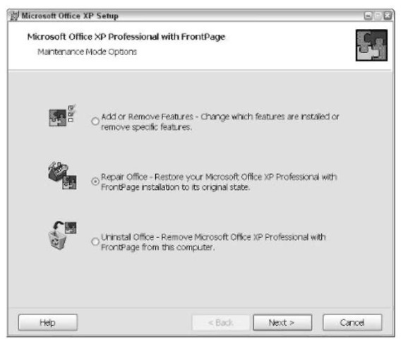If this approach is used in an important Microsoft product, run a repair instead of uninstalling it when reinstalling.