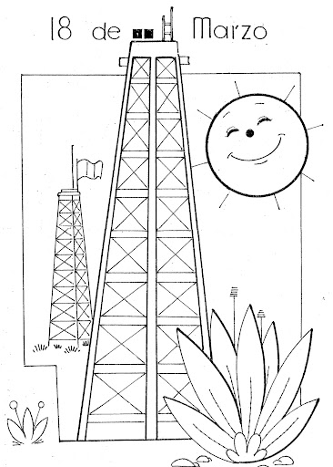 oil derrick coloring pages - photo #6