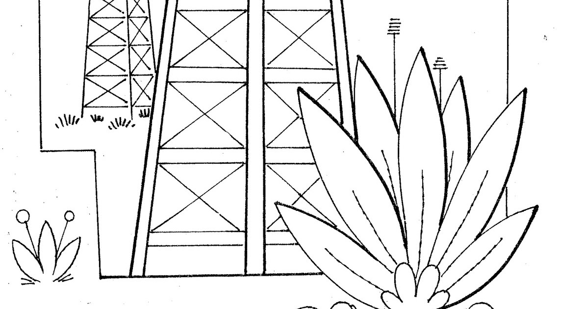 oil mining coloring pages - photo #34