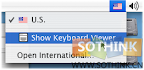 选择 Show Keyboard Viewer