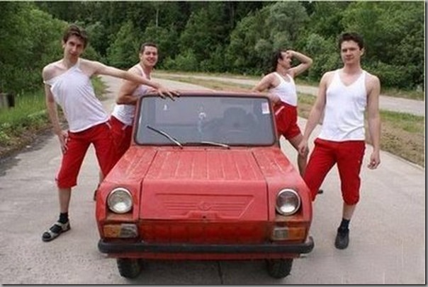 Porque os homens nunca podem ser modelos de carros (3)