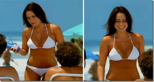 Fernanda Vasconcellos perde umbigo em comercial de sandalias 2