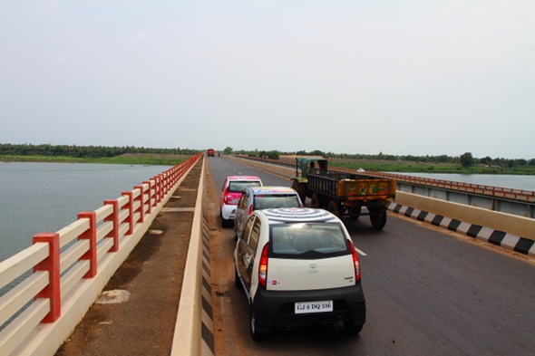 On Godavari River Bridge, Andhra Pradesh