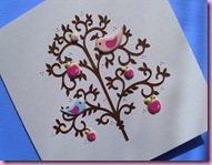 Birds in tree Card 1