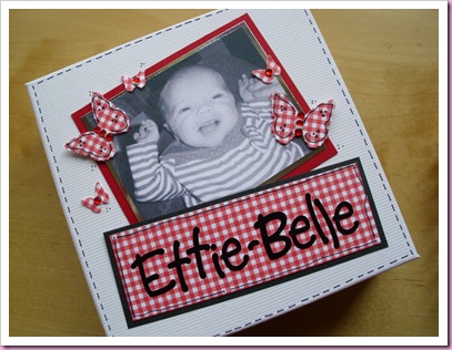 Box for Mini Baby Book