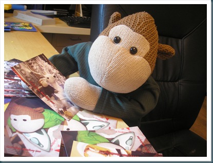 Monkey and Postcards