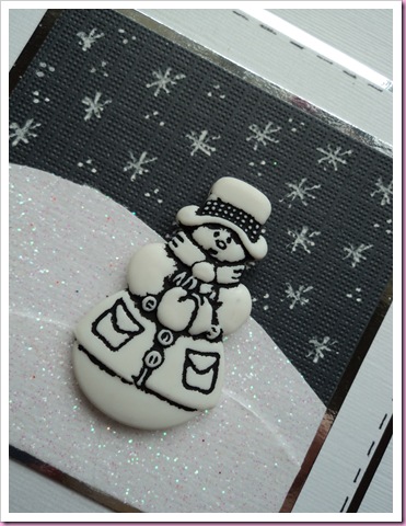 Snowman Button card 2