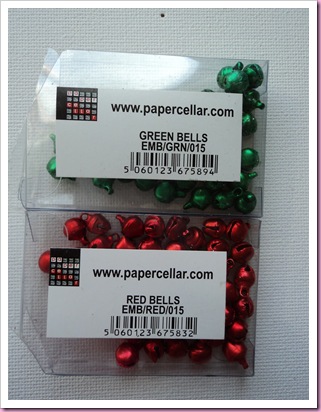 Papercellar green and red bells 
