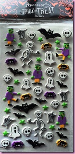 Trick or Treat stickers from Accessorize