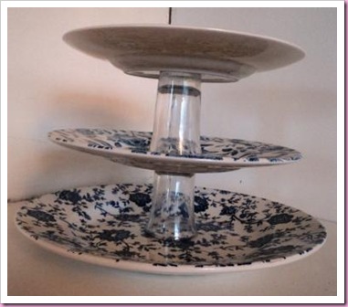 Old Crock Recycled Cake Stand 4
