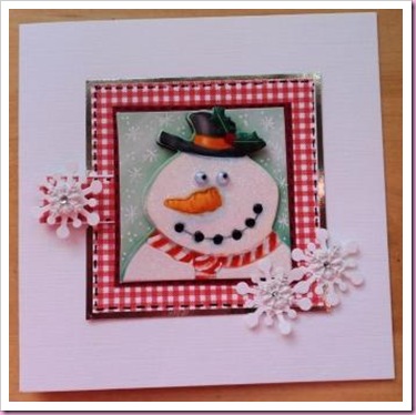 Snowman Gift Tag Card