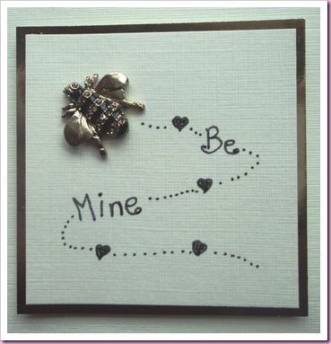 Bee Mine Valentine card 1