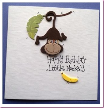 Little Monkey Card