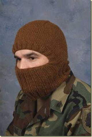 knitted helmet liner