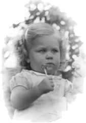 Karen Ann Ostlund, about 1941