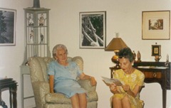 Great-Grammie Ostlund and Aunt Mary