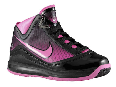 Black  Pink Nikes on Nike Air Max Lebron 7 Gs Pink Fire 0 01 Black Pink Fire Nike Air Max