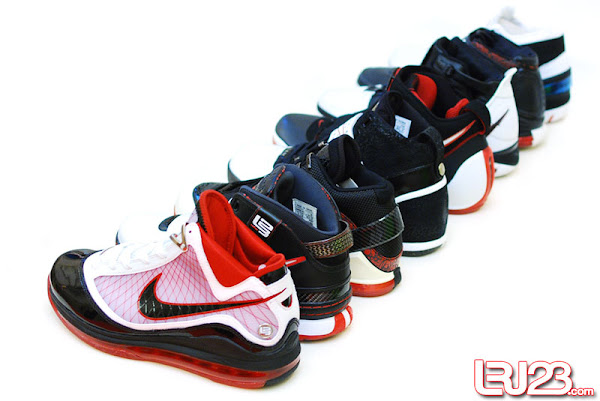 lebron shoes all series