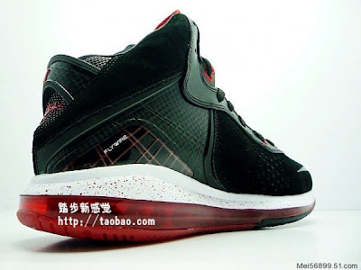 Nike Air LeBron VIII (8) – Black/White/Red – Detailed Photos | NIKE - LeBron James Shoes