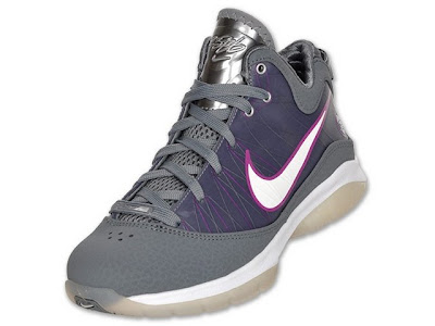  Lebron Shoes on Nike Lebron 7 Ps Gs Grey Silver Plum 1 01 New Lebron Vii P S  Colorway