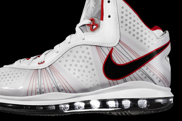 Nike Air Max LeBron 8 V2 White/Black/Red Official Unveiling | NIKE LEBRON -  LeBron James Shoes