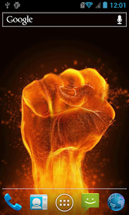 How to install Fiery fist live paper 2.0 apk for pc