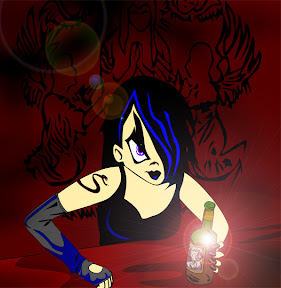 inkscape girl dark room portal