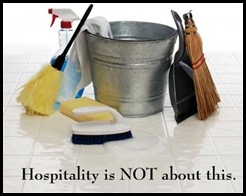 hospitality is not about this