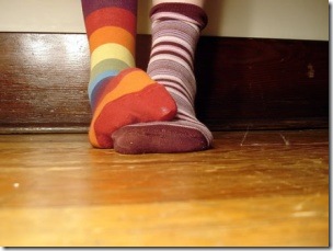 mismatched socks