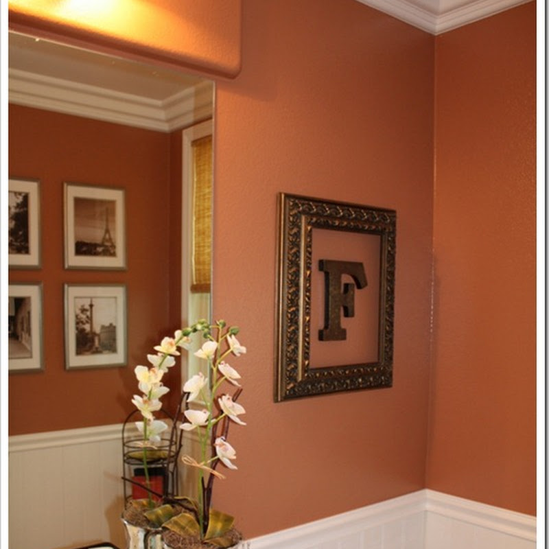 what colours goes with burnt orange