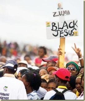 Zuma Black Jesus pic Alet Pretorius Beeld JaneFurseLimpopoMarch212009