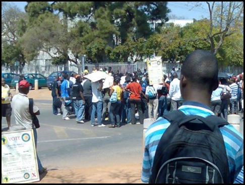 Black SASCO students disrupting SR election PtaU Sept82009