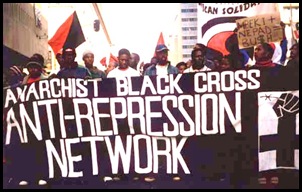 Anarchist Black Cross Anti-Repression Network ZABALAZA NET uses African Sign writing