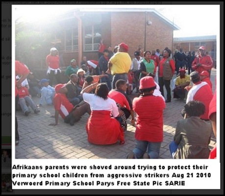 Afrikaans Primary School occupied by striking teachers Aug 21 2010