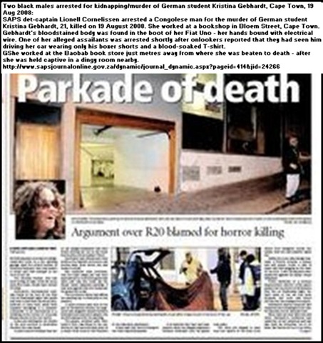 [Gebhardt Kristina beaten to death after R20 parking row with guards Cape ARgus Aug2009[5].jpg]