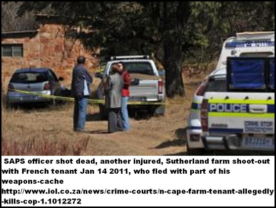 SUTHERLAND SAPS SHOOTOUT WITH FRENCH FARM TENANT JAN142011